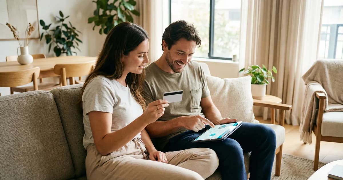 Couple reviewing health insurance coverage options together